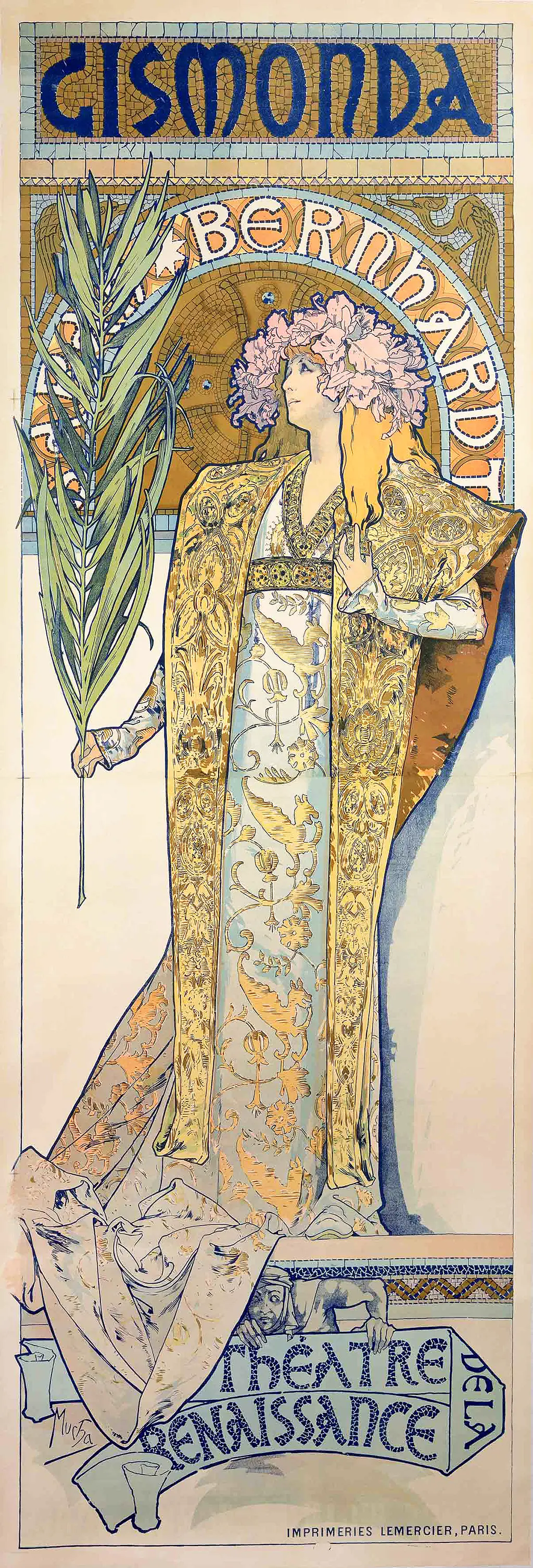 Gismonda in Detail Alphonse Mucha